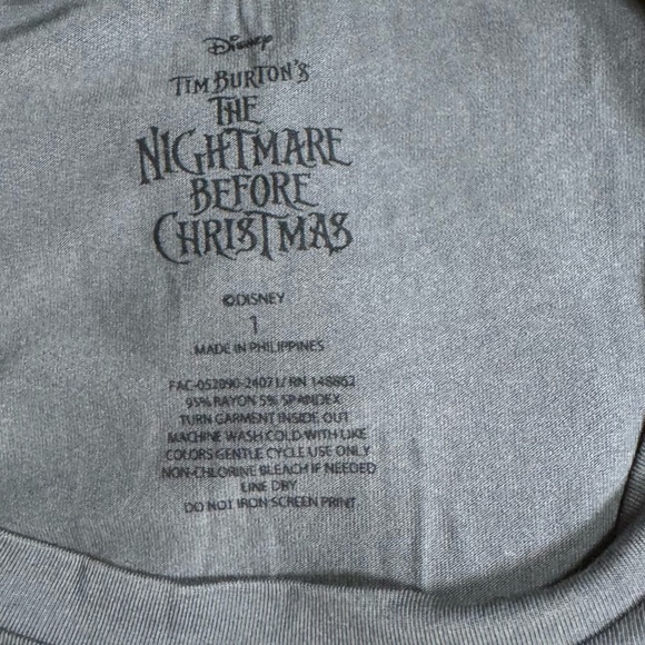 Disney The Nightmare Before Christmas Torrid Pajama Shirt Jack Sally Zero 1X - Picture 4 of 5